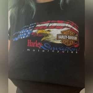 Rare Vintage Harley Davidson T-shirt Sedalia, Mo